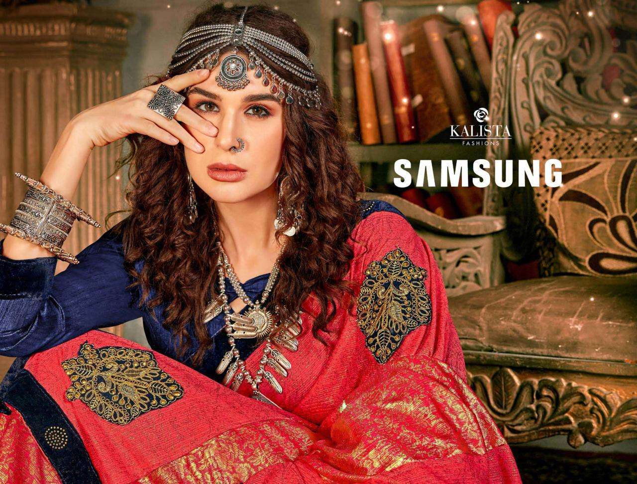 Buy Samsung Kalista Online Wholesale Designer Fancy Saree