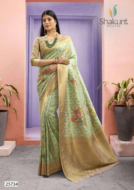 Buy Sanidhya Shakunt Online Wholesale Shakunt Designer Silk Saree