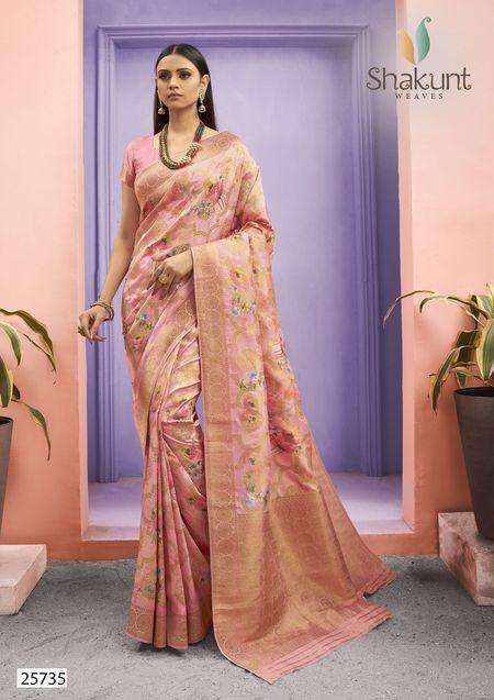 Buy Sanidhya Shakunt Online Wholesale Shakunt Designer Silk Saree