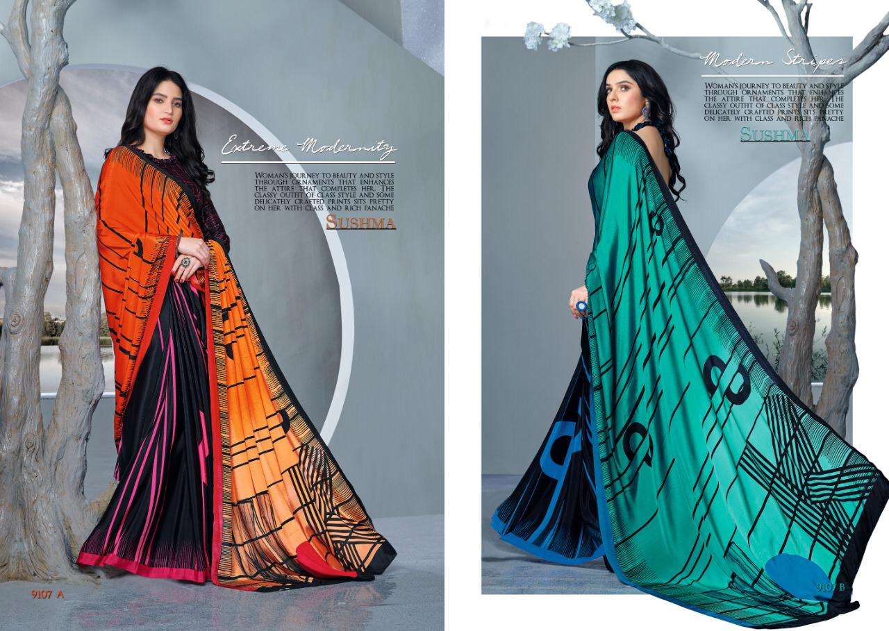 Buy Sushma Fashion Fab Online Wholesale Crape Saree