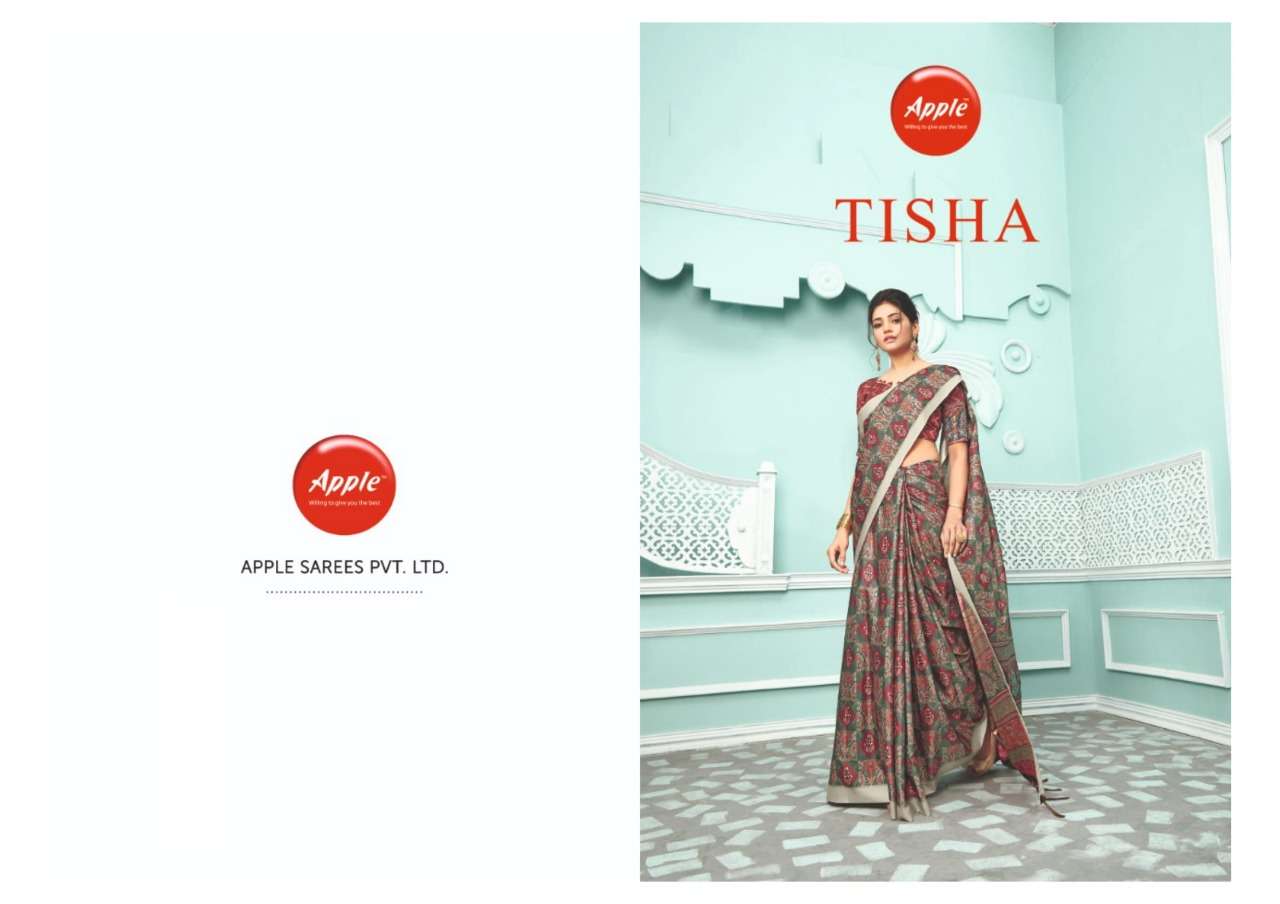 Buy Tisha Apple Online Wholesale Designer Kanjivarm Silk Saree