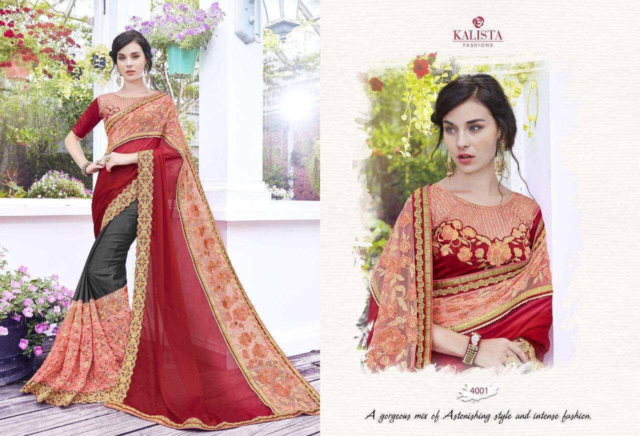 Buy Akshara Kalista Online Wholesale Designer Georgette Saree