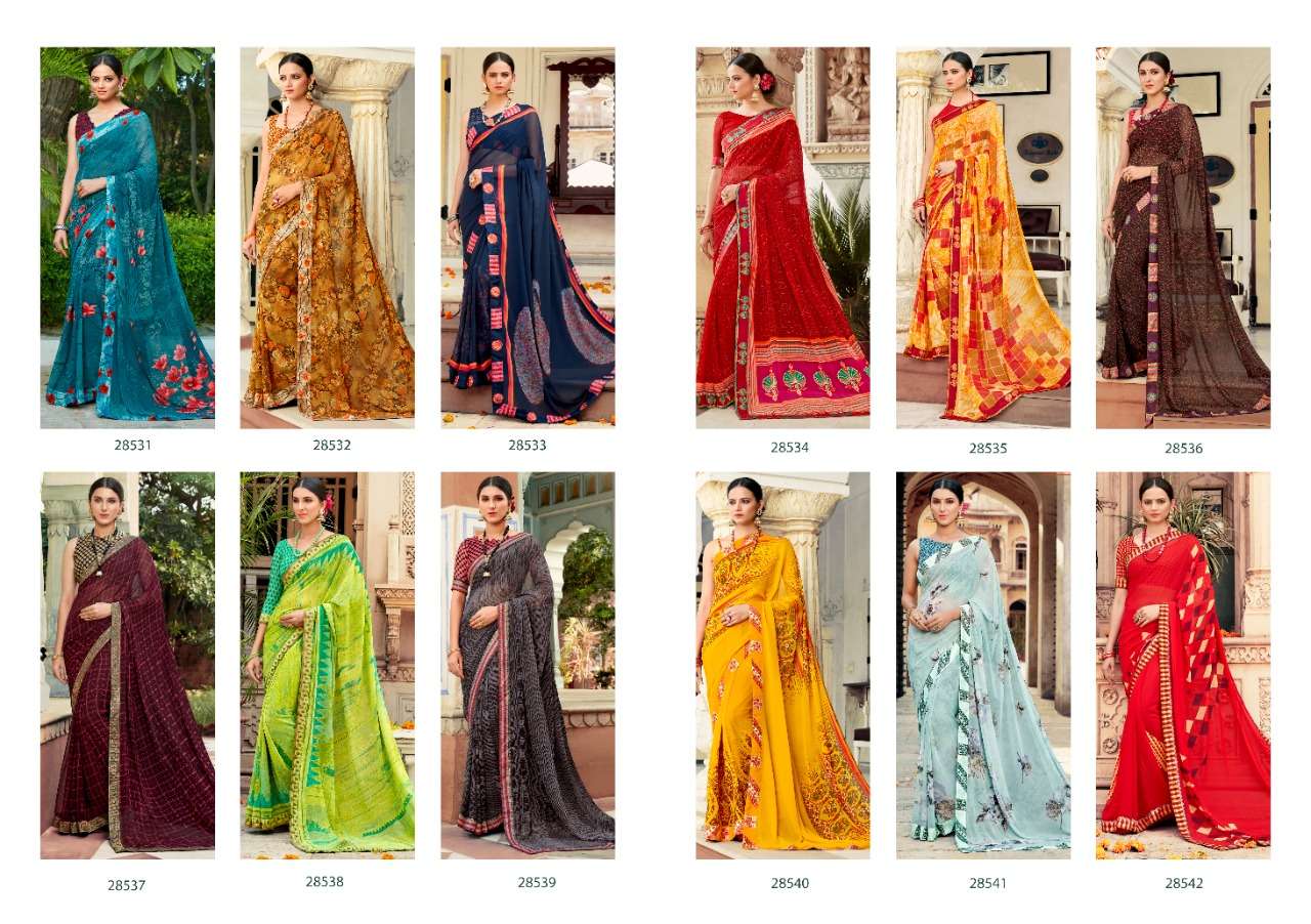 Buy Amira Vallabhi Online Wholesale Designer Georgette Saree