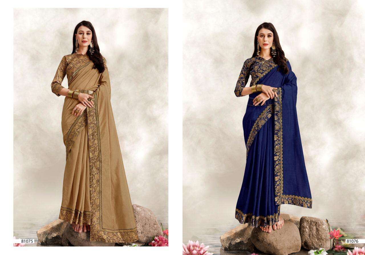 Buy Aura Silk Right Women Online Wholesale Designer Vichitra Silk Saree