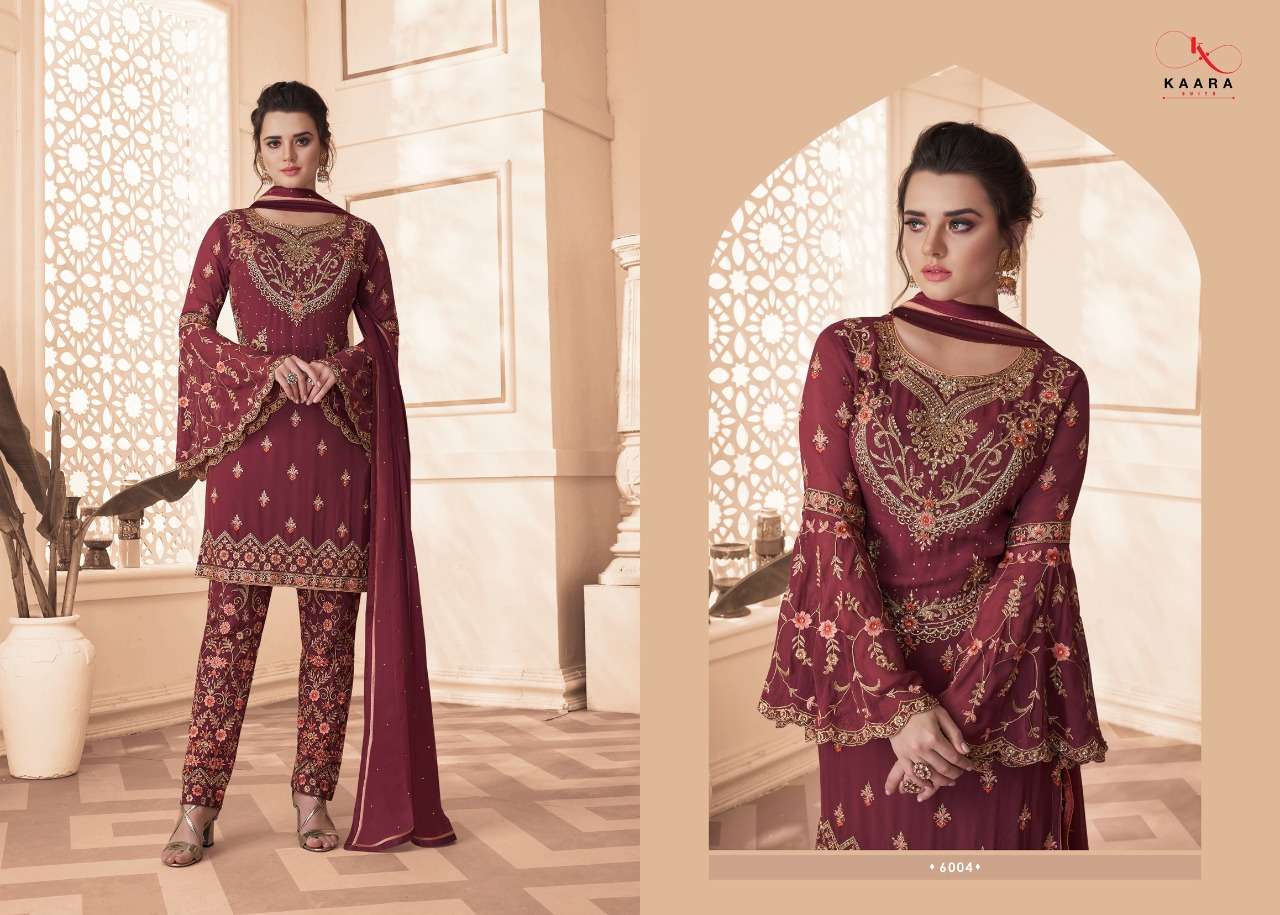 Buy Dulhan Vol 14 Kaara Online Wholesale Designer Georgette Salwar Suit