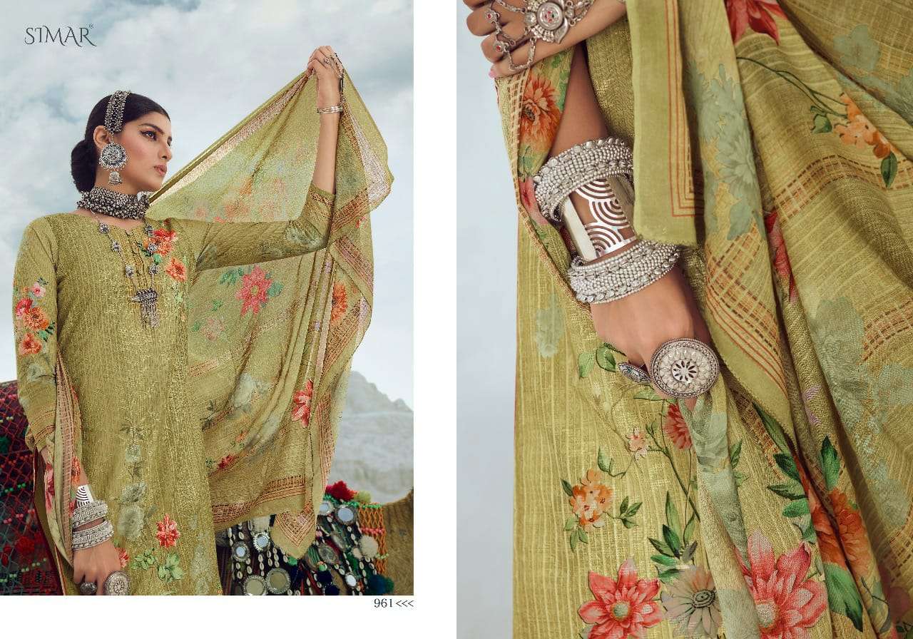 Buy Florencia Glossy Online Wholesale Designer Lawn Cotton Salwar Suit