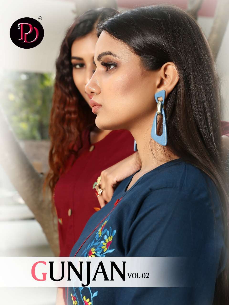 Buy Gunjan Vol 2 Poorvi Online Wholesale Designer Slub Cotton Kurtis