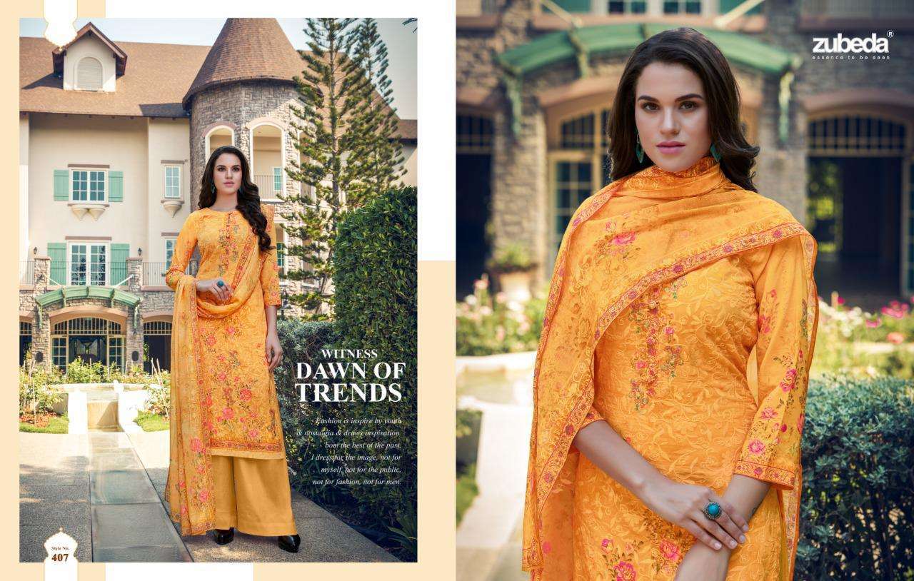 Buy Mehar Vol 3 Zubeda Online Wholesale Designer Georgette Salwar Suit