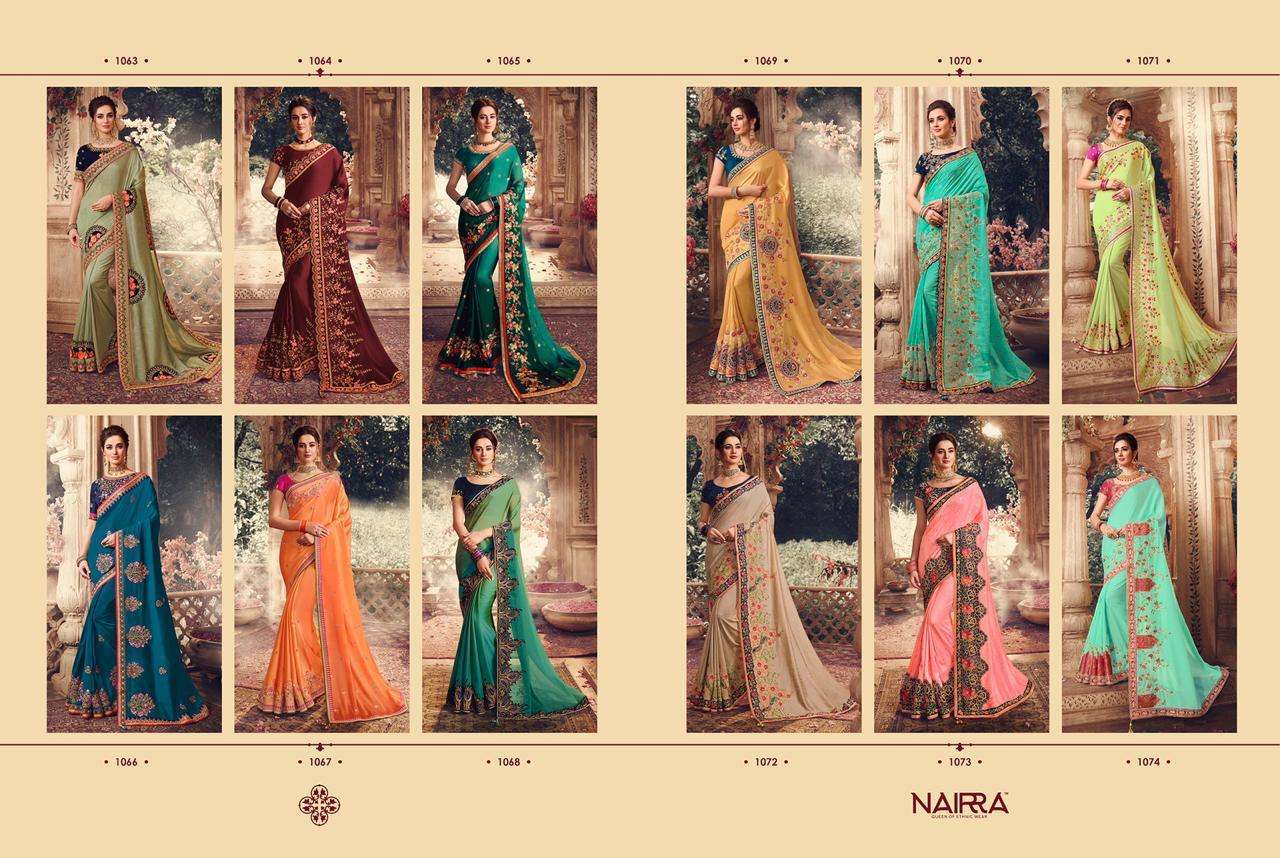 Buy Nairra Nakkashi Online Wholesale Designer Silk Saree
