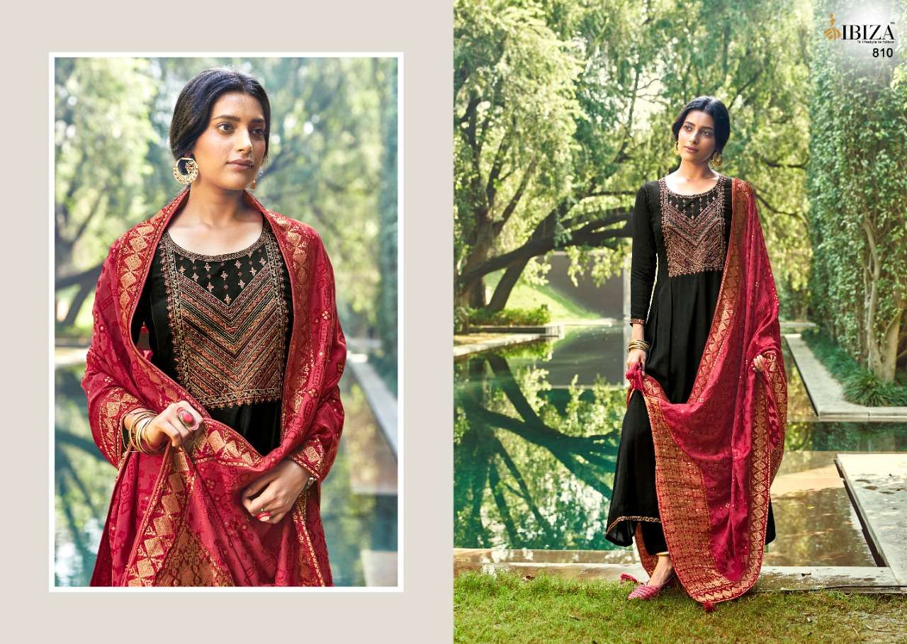 Buy Nargis Ibiza Online Wholesale Designer Silk Salwar Suit