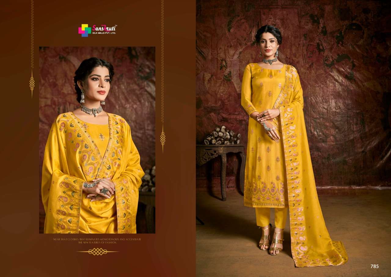 Buy Ruhiniyat Ibiza Online Wholesale Designere Jecquard Salwar Suit