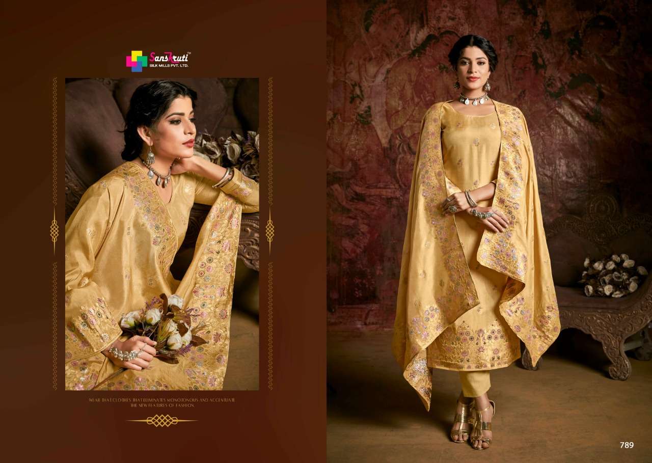 Buy Ruhiniyat Ibiza Online Wholesale Designere Jecquard Salwar Suit