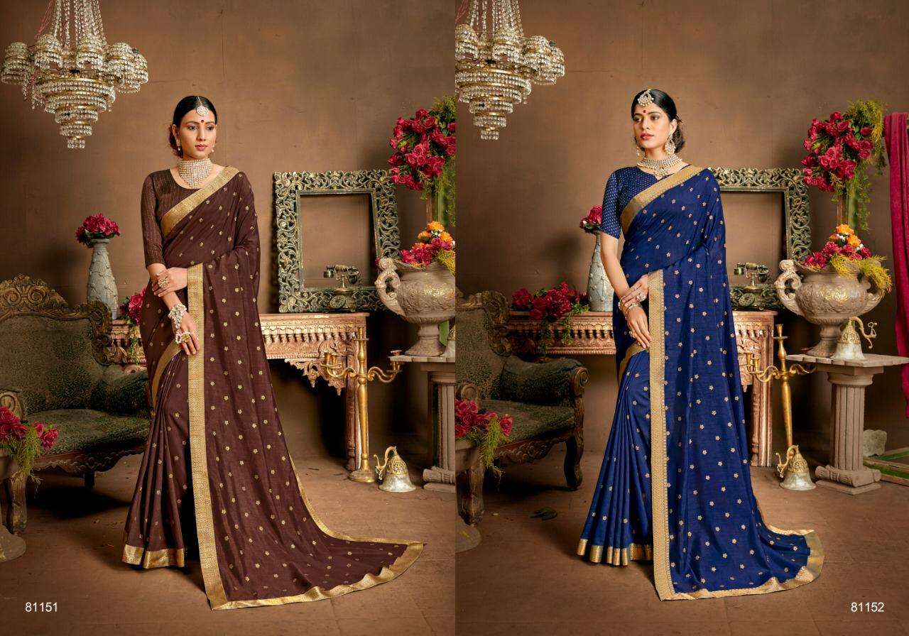 Buy Stuti Right Women Online Wholesale Designer Vichitra Silk Saree