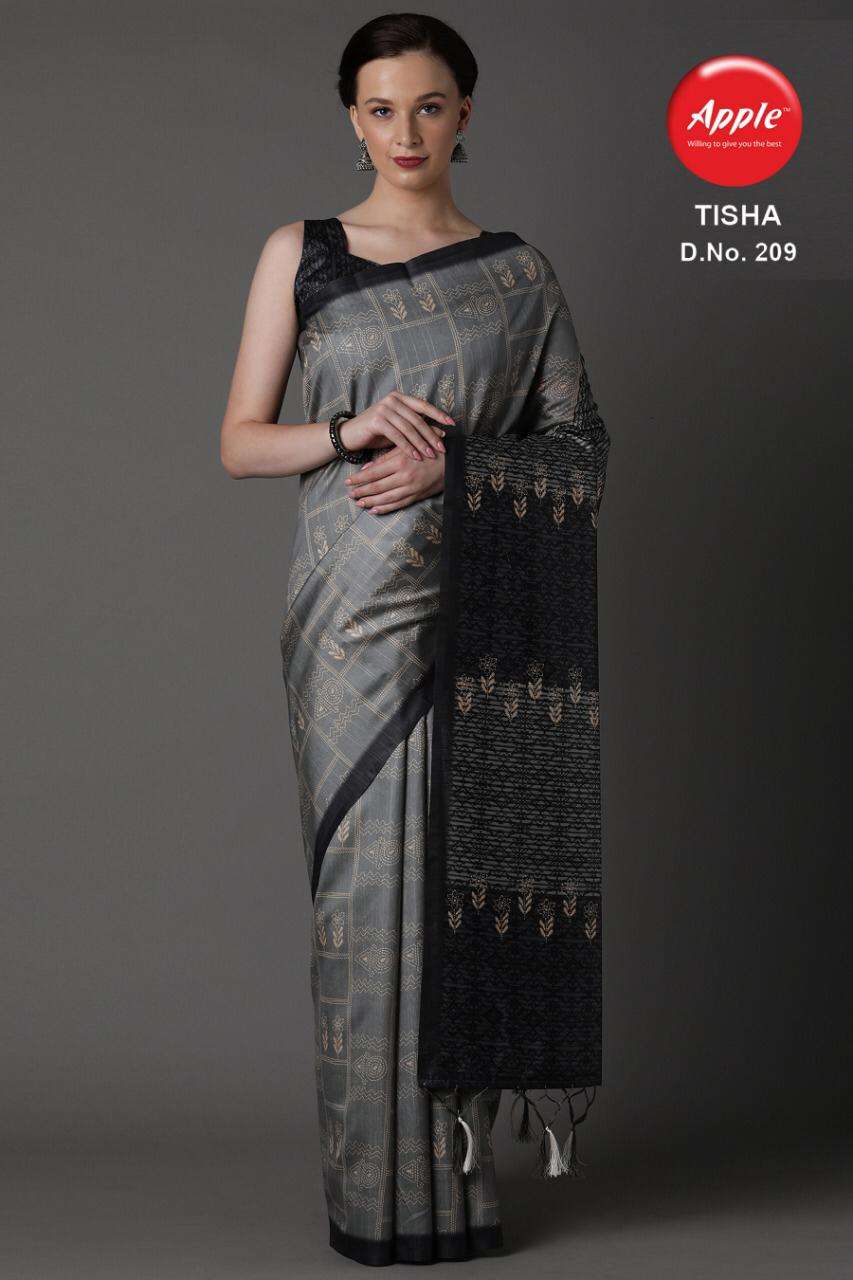 Buy Tisha Vol 1 Apple Online Wholesale Designer Bhagalpuri Silk Saree