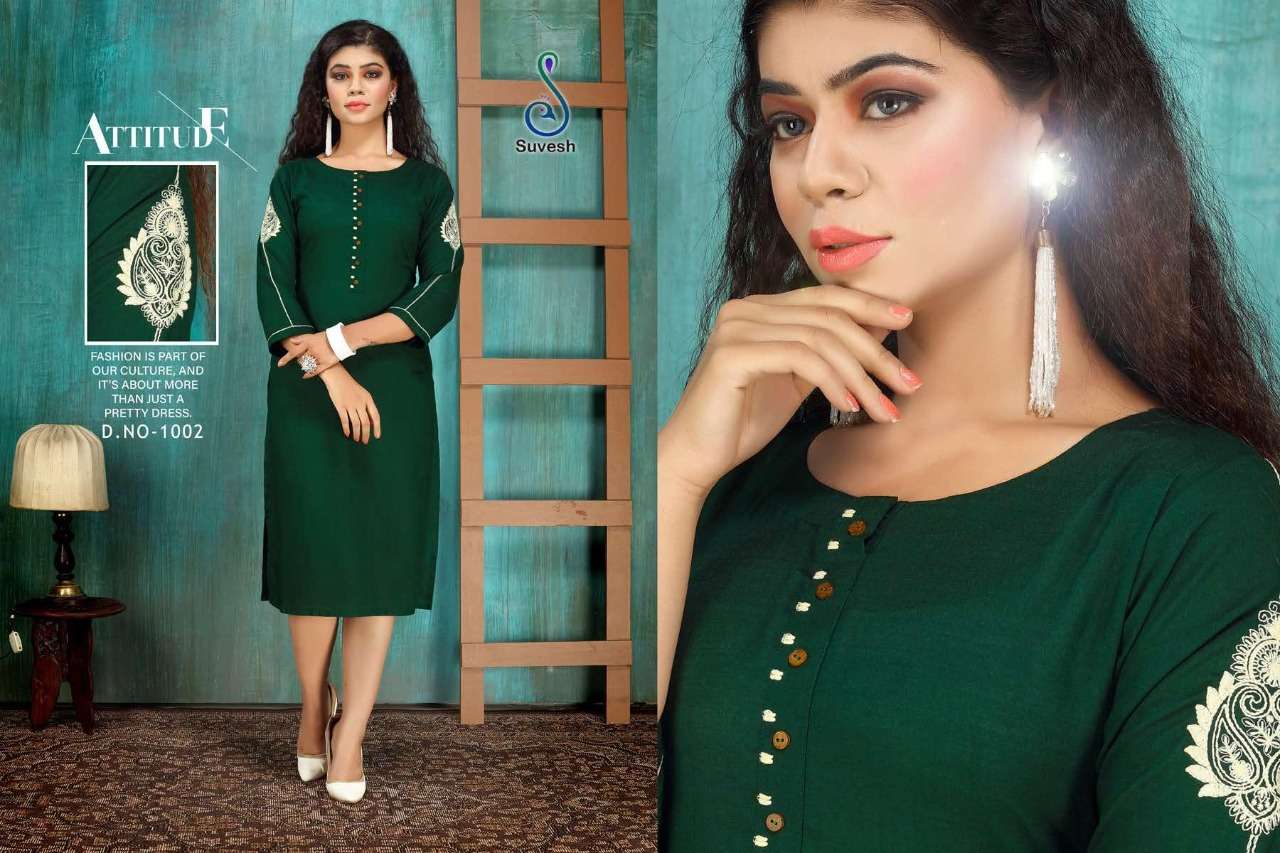 Buy Zubeda Vol 2 Suvesh Online Wholesale Designer Rayon Kurtis