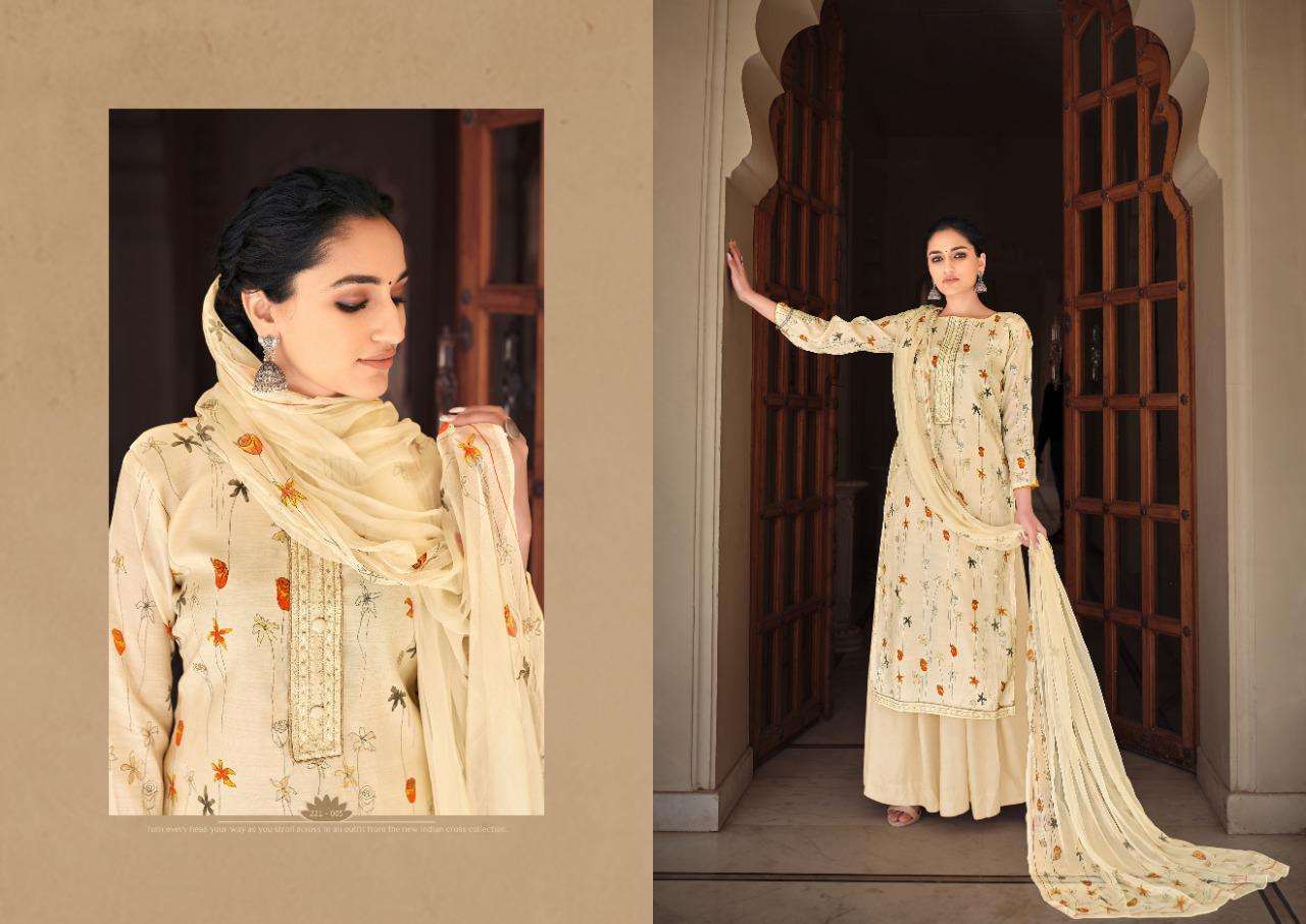 Buy Alexa Sargam Print Online Wholesale Designer Cotton Silk Salwar Suit