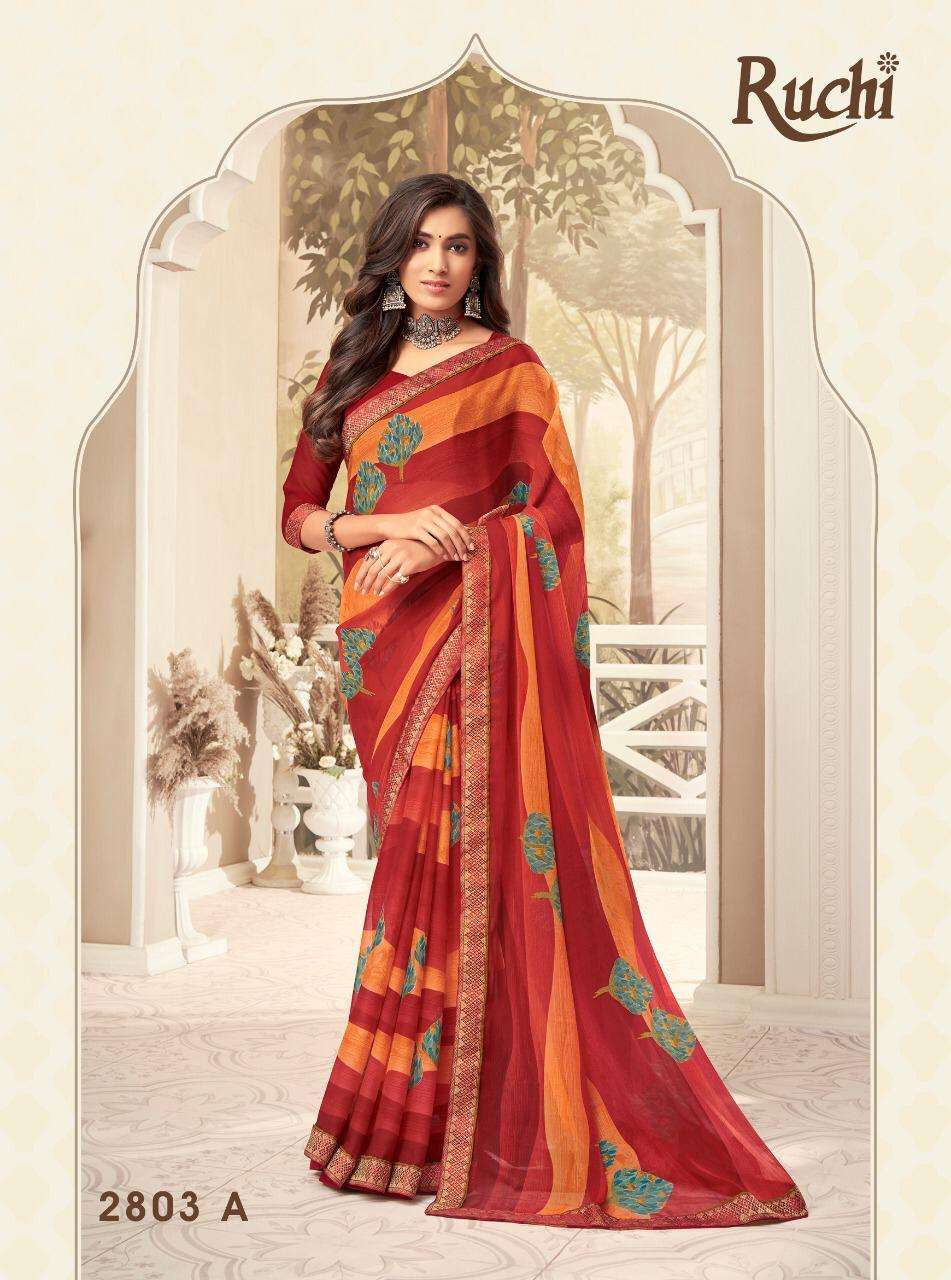 Buy Bahaar Ruchi Online Wholesale Designer Chiffon Saree