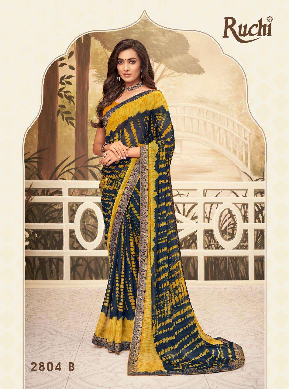 Buy Bahaar Ruchi Online Wholesale Designer Chiffon Saree