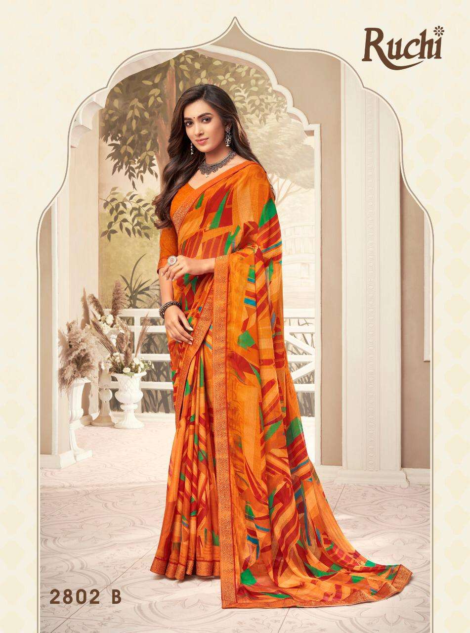 Buy Bahaar Ruchi Online Wholesale Designer Chiffon Saree