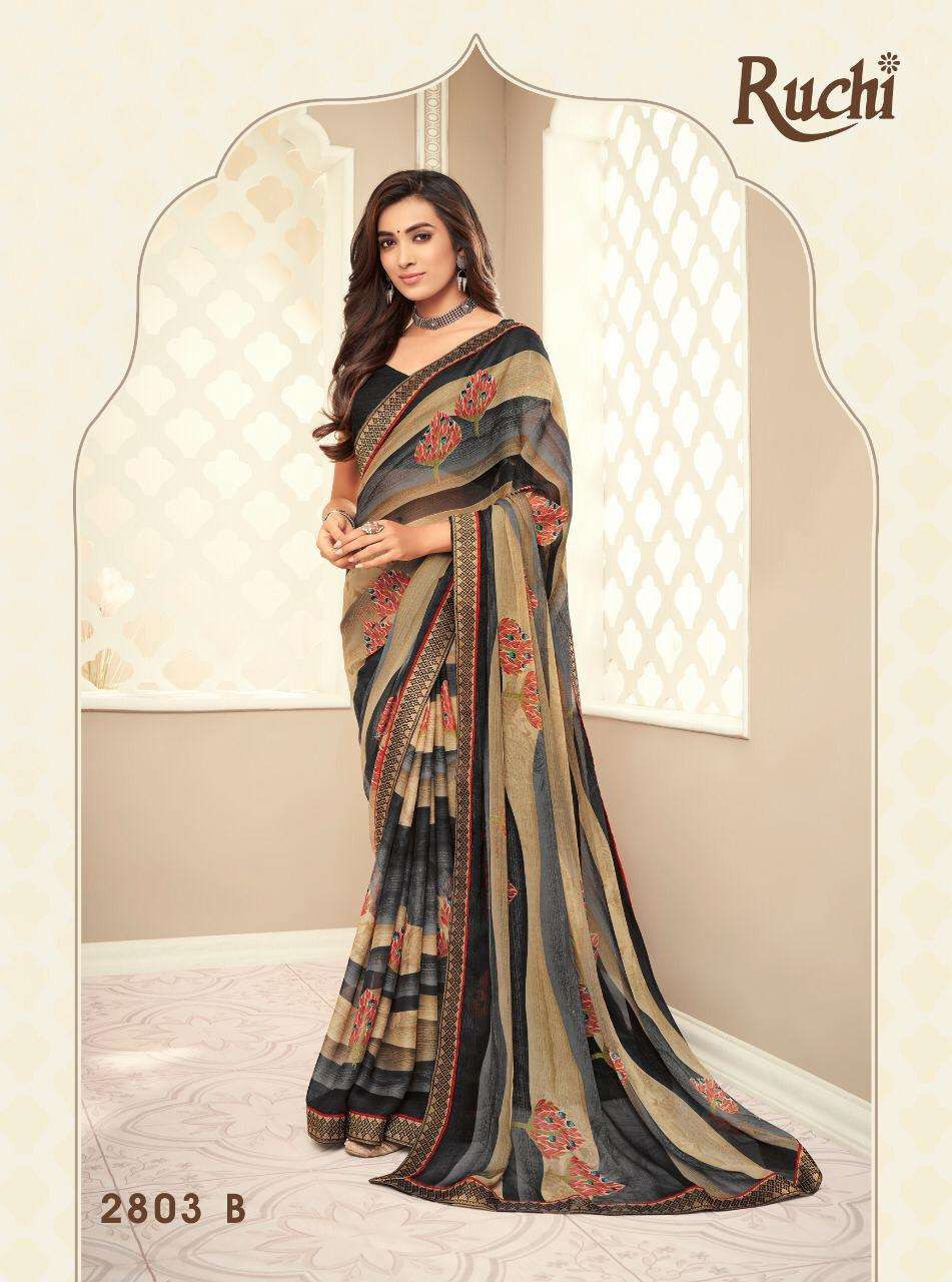 Buy Bahaar Ruchi Online Wholesale Designer Chiffon Saree