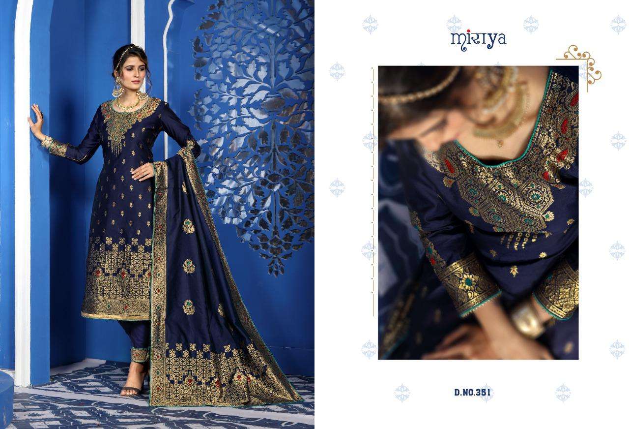 Buy Basanti Aarav Trendz Online Wholesale Designer Silk Salwar Suit