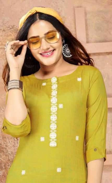 Buy Inifinity Suvesh Online Wholesale Designer Rayon Kurtis