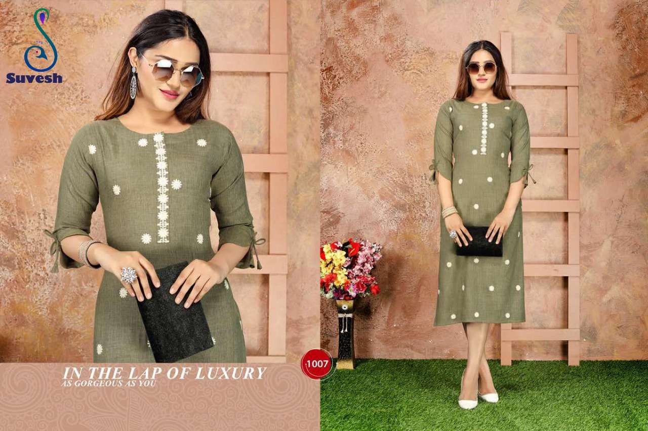 Buy Inifinity Suvesh Online Wholesale Designer Rayon Kurtis