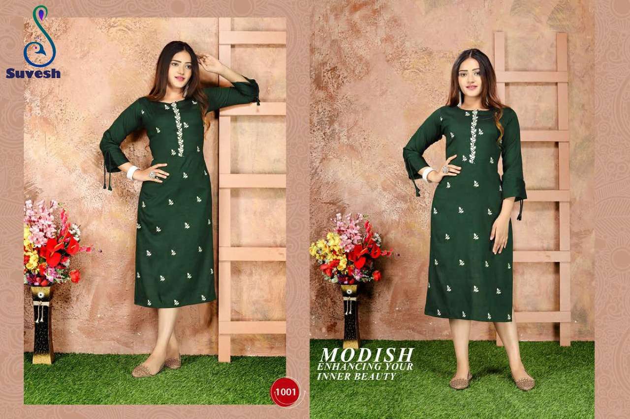 Buy Inifinity Suvesh Online Wholesale Designer Rayon Kurtis