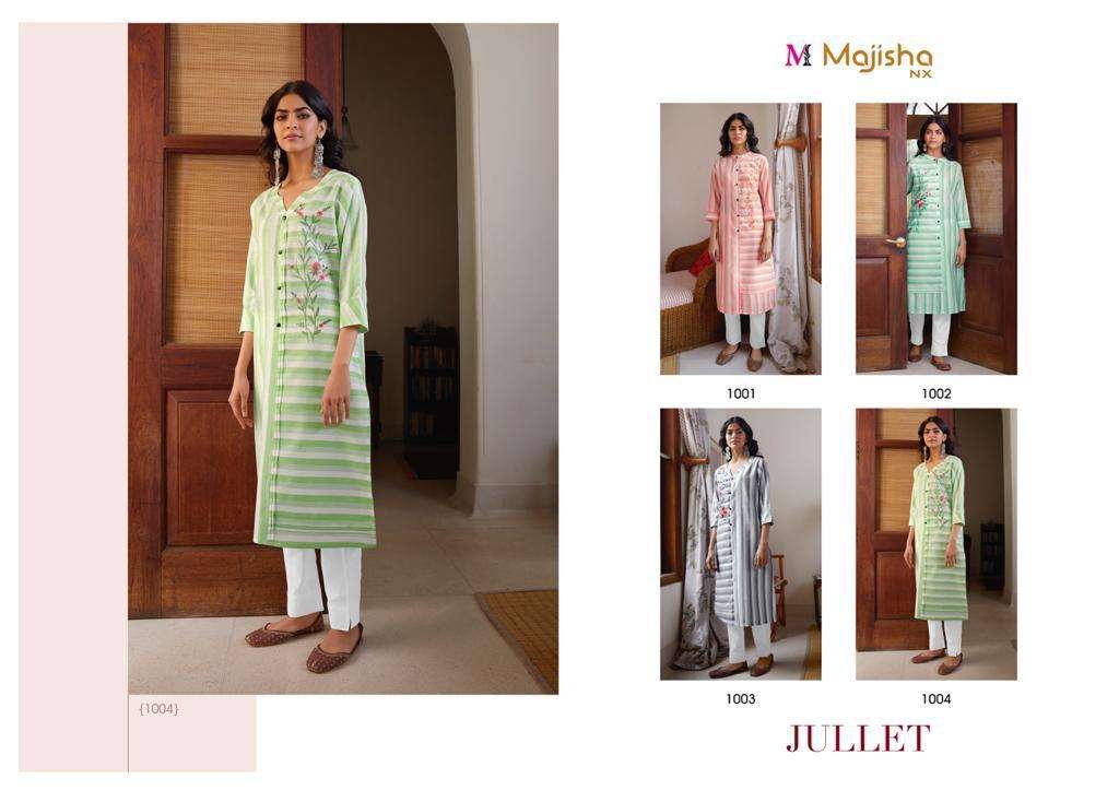 Buy Jullet Majisha Nx Online Wholesale Designer Cotton Kurtis