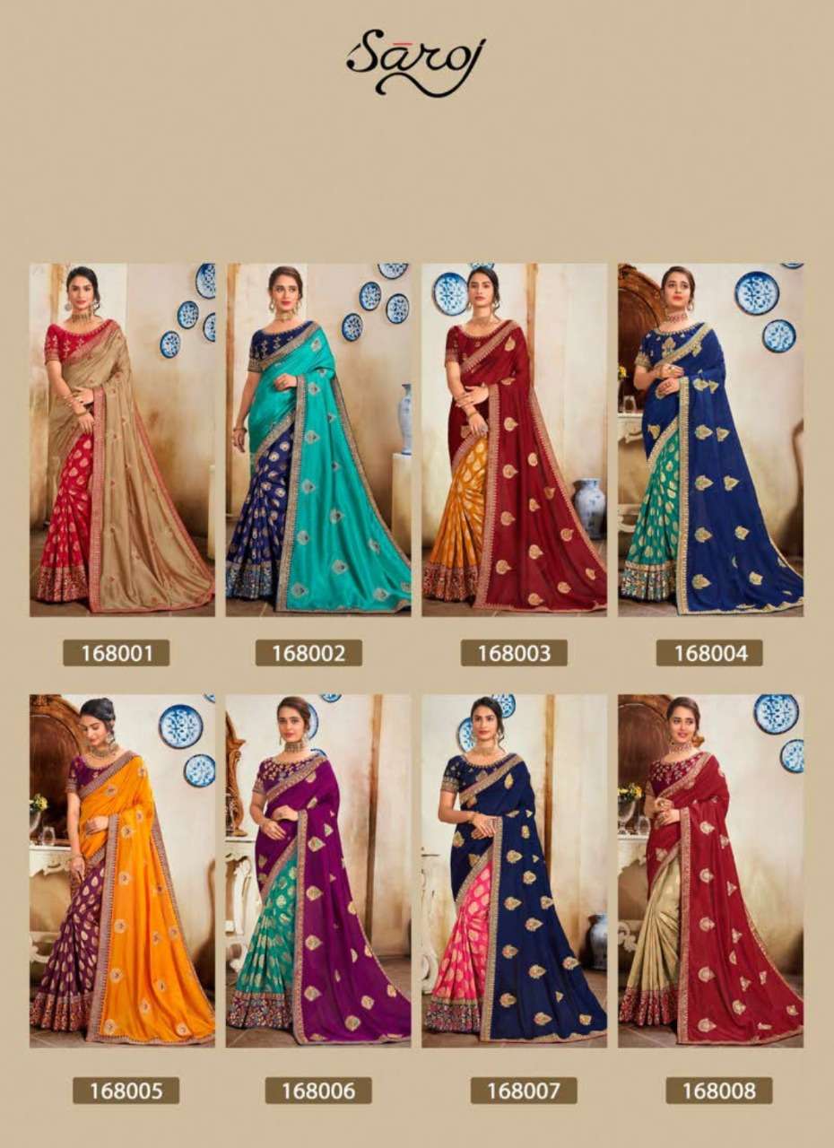 Buy Kolaveri Saroj Online Wholesale Designer Vichitra Silk Saree