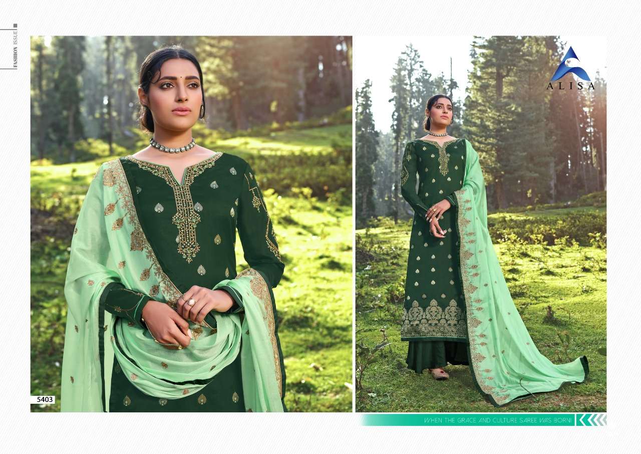 Buy Mahera Alisa Online Wholesale Designer Silk Jacard Salwar Suit