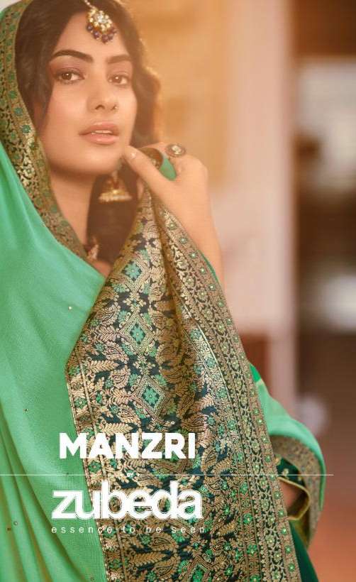 Buy Manzri Zbueda Online Wholesale Designer Satin Georgette Salwar Suit