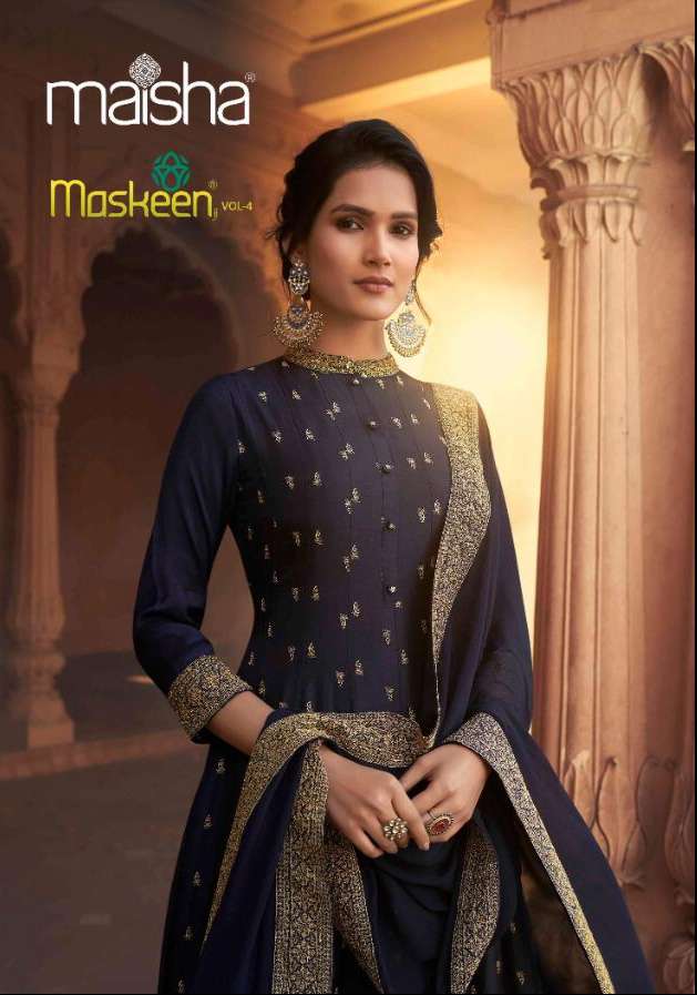 Buy Maskeen Vol 4 Maisha Online Wholesale Designer Silk Salwar Suit