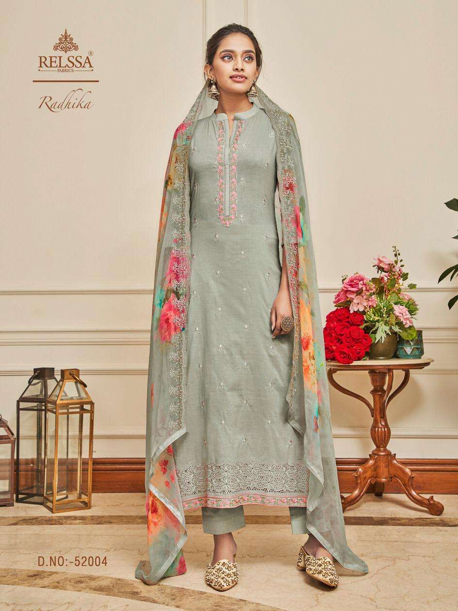 Buy Radhika Relisha Online Wholesale Designer Cotton Lon Salwar Suit