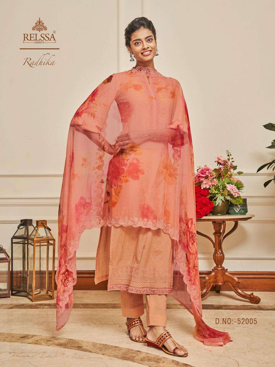 Buy Radhika Relisha Online Wholesale Designer Cotton Lon Salwar Suit