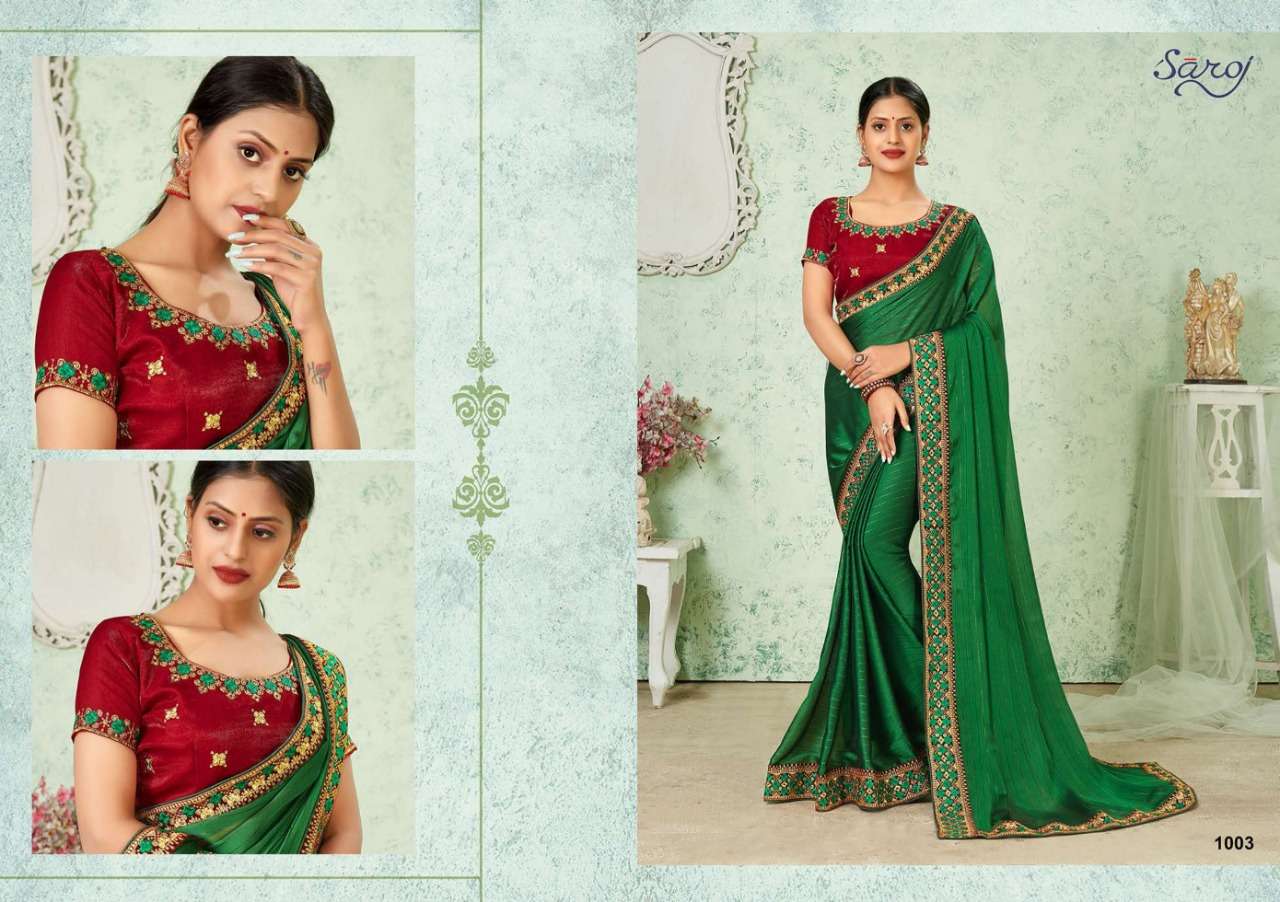 Buy Resham Dhaga Saroj Online Wholesale Designer Soft Georgette Saree