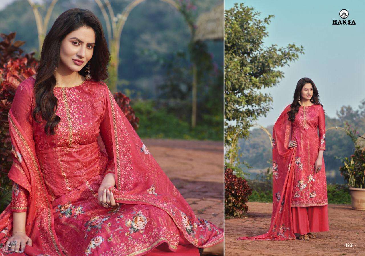 Buy Sabiha Hansa Online Wholesale Designer Jam Cotton Salwar Suit