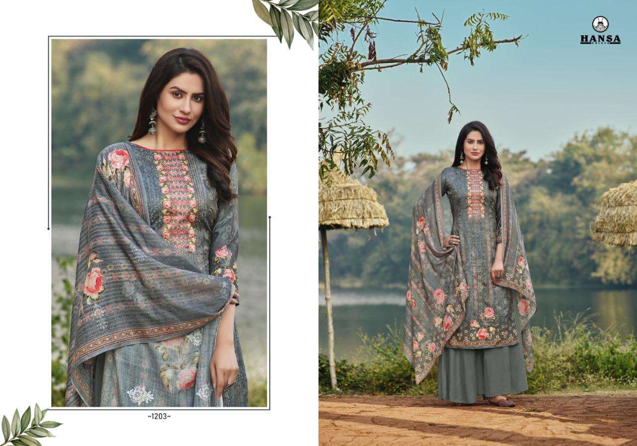 Buy Sabiha Hansa Online Wholesale Designer Jam Cotton Salwar Suit