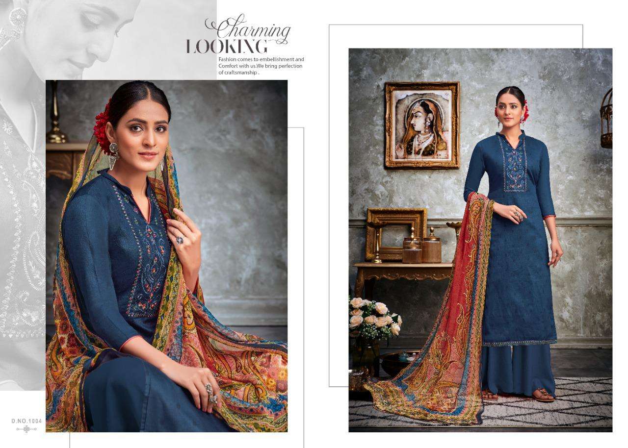 Buy Sadhna Siyoni Online Wholesale Designer Jam Silk Salwar Suit