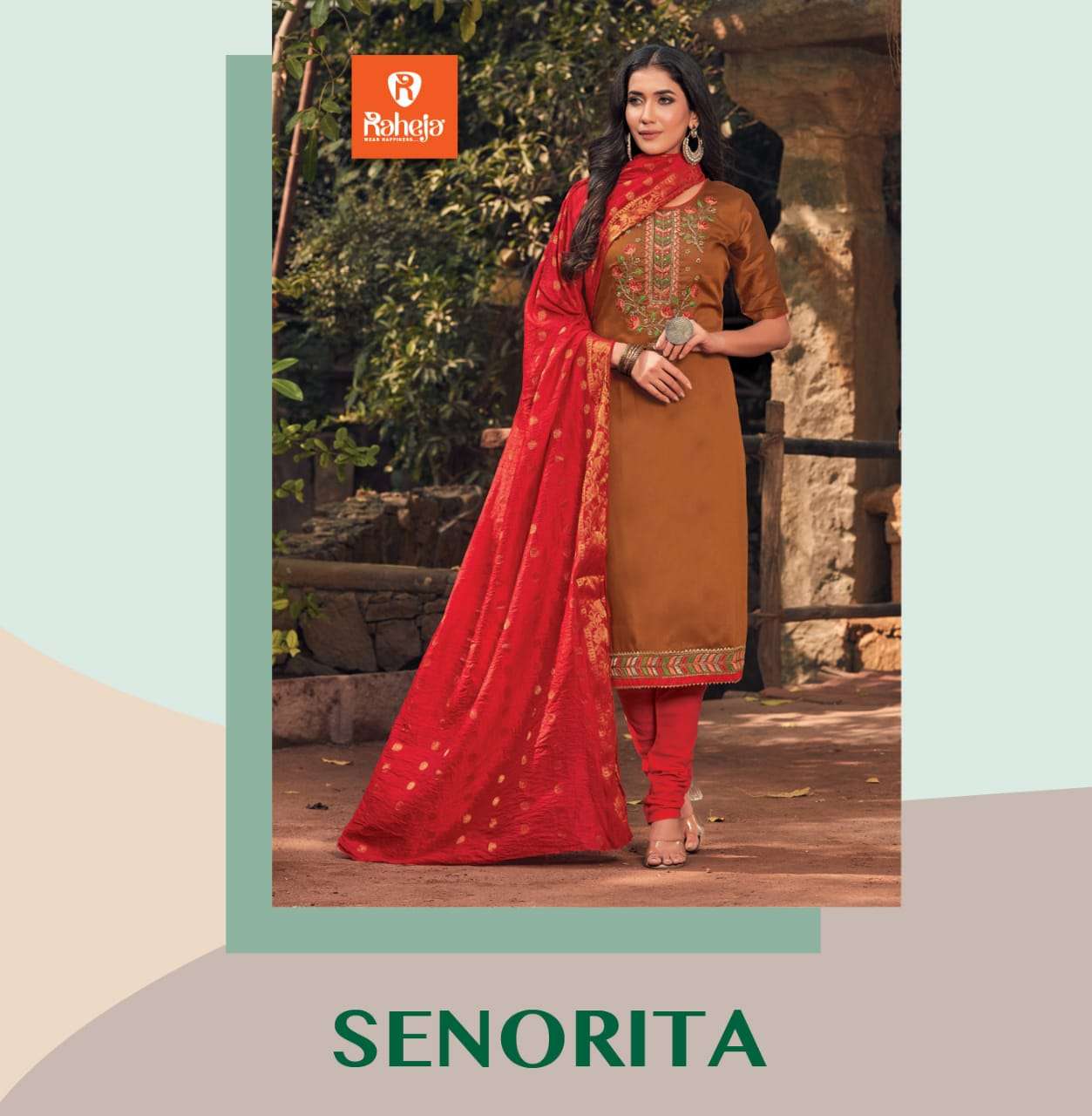Buy Senorita Raheja Designer Party Wear Online Wholesale Salwar Suit