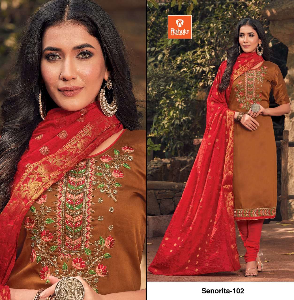 Buy Senorita Raheja Designer Party Wear Online Wholesale Salwar Suit