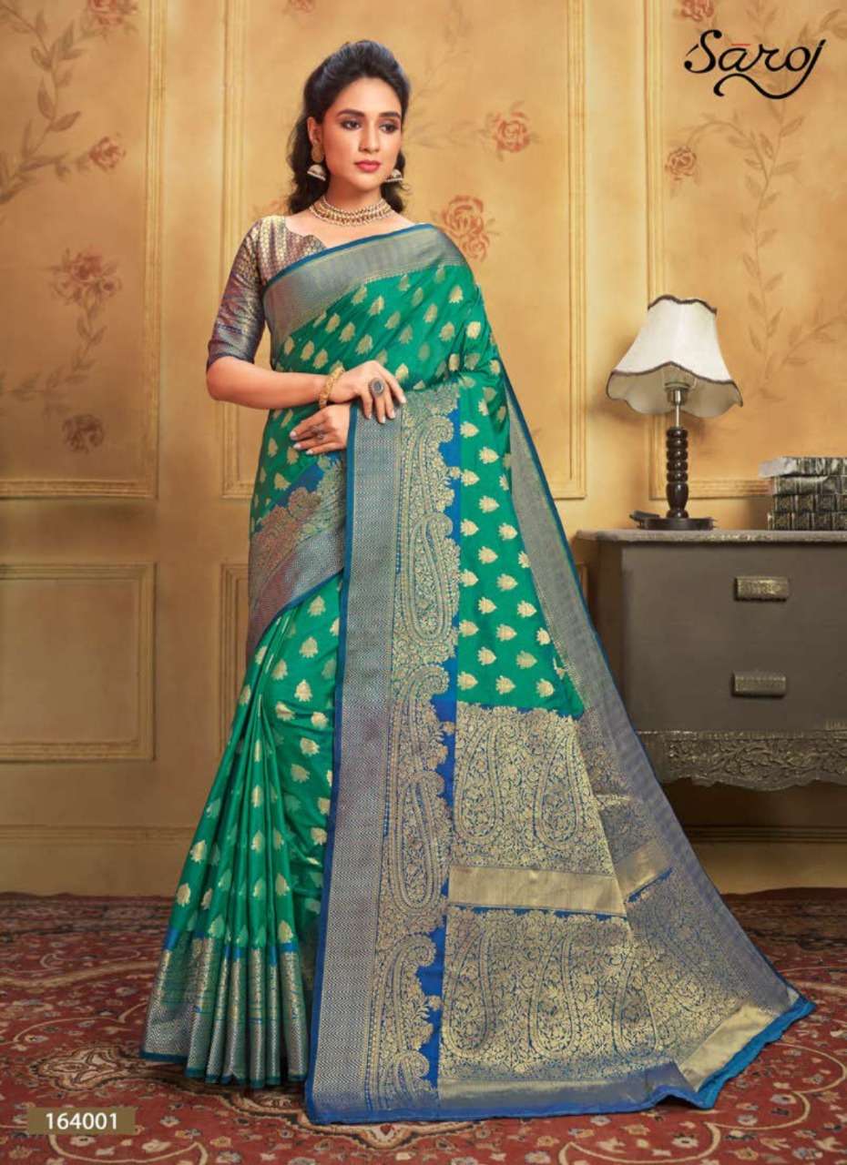 Buy Sonalika Saroj Online Wholesale Designer Dola Silk Saree