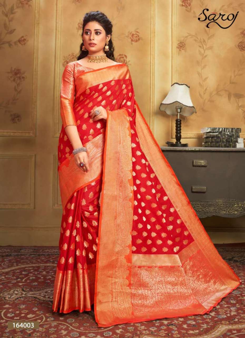 Buy Sonalika Saroj Online Wholesale Designer Dola Silk Saree