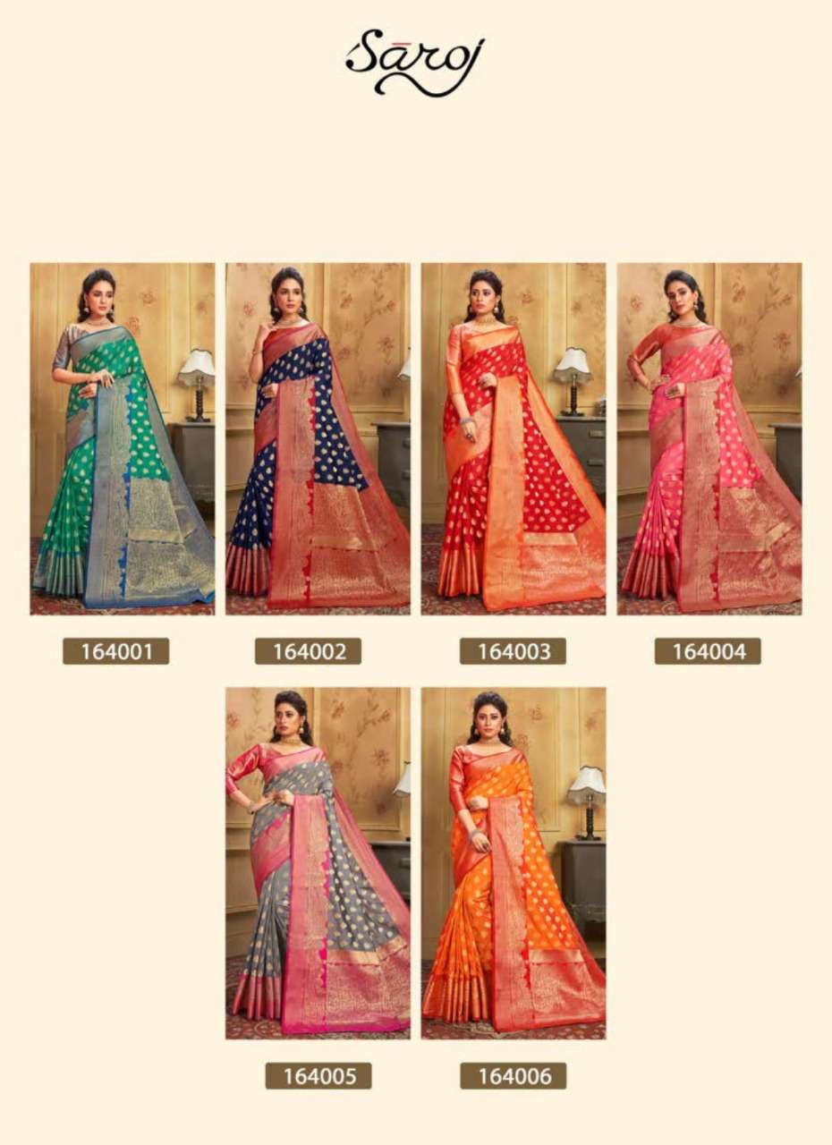 Buy Sonalika Saroj Online Wholesale Designer Dola Silk Saree