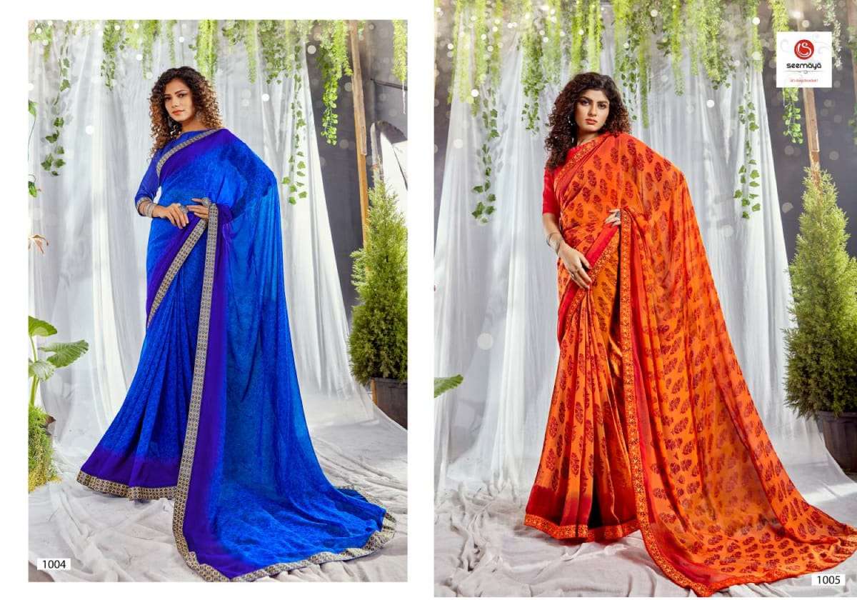 Buy Suhani Seemaya Online Wholesale Designer Georgette Saree