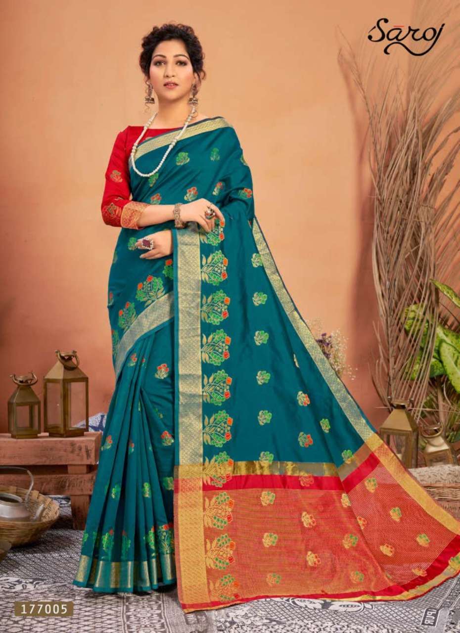 Buy Tejaswini Saroj Online Wholesale Designer Silk Saree