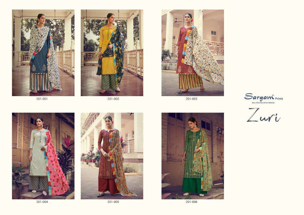 Buy Zuri Sargam Online Wholesale Designer Jam Silk Salwar Suit