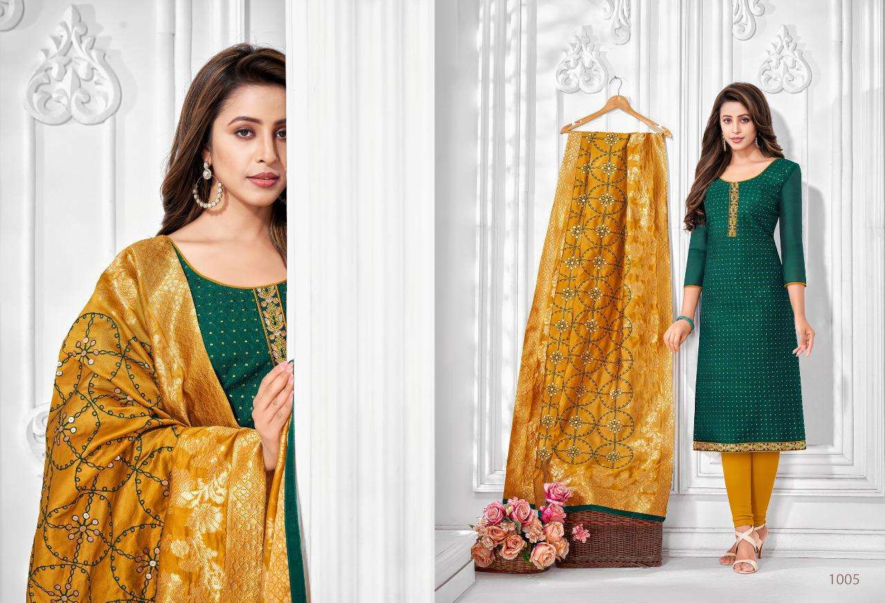 Buy Dulhan Shagun Wholesale Online Designer Silk Salwar Suit