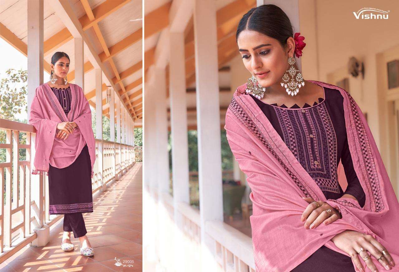 Buy Eliza Vishnu Online Wholesale Supplier Designer Chinnon Silk Salwar Suit