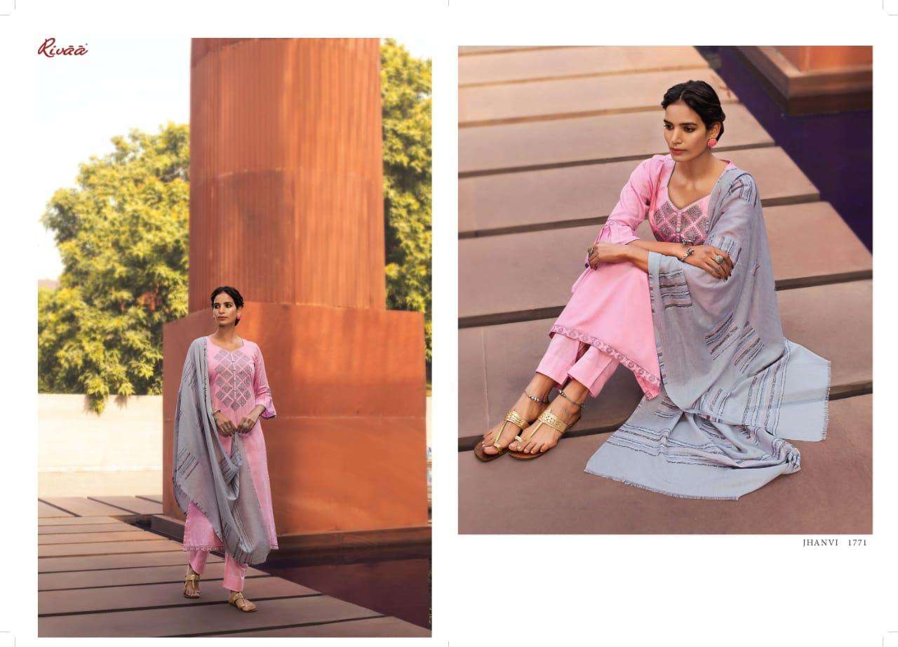 Buy Jhanvi Rivaa Wholesale Supplier Online Designer Jam Satin Salwar Suit